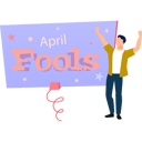 پیش‌نمایش فایل boy-enjoying-april-fools-day-11855494 از پک اول آوریل و شوخی