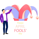 پیش‌نمایش فایل boy-is-celebrating-april-fools-day-11855492 از پک اول آوریل و شوخی