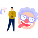 پیش‌نمایش فایل boy-laughing-while-telling-jokes-11855517 از پک اول آوریل و شوخی