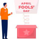 پیش‌نمایش فایل boy-looking-at-surprise-box-11855577 از پک اول آوریل و شوخی
