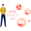 پیش‌نمایش فایل boy-make-people-laugh-by-jesting-11855489 از پک اول آوریل و شوخی
