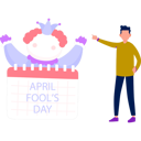 پیش‌نمایش فایل boy-presenting-april-fools-day-calendar-11855497 از پک اول آوریل و شوخی