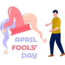 پیش‌نمایش فایل boy-presenting-april-fools-day-hat-magically-11855552 از پک اول آوریل و شوخی