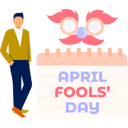 پیش‌نمایش فایل boy-reminds-event-day-with-calendar-11855550 از پک اول آوریل و شوخی