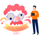 پیش‌نمایش فایل boy-telling-jokes-from-tab-11855504 از پک اول آوریل و شوخی