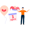 پیش‌نمایش فایل boy-with-hat-and-balloon-on-1st-april-11855506 از پک اول آوریل و شوخی