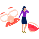 پیش‌نمایش فایل girl-laughing-while-listening-jokes-on-mobile-11855511 از پک اول آوریل و شوخی