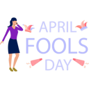 پیش‌نمایش فایل girl-making-april-fool-to-someone-on-phone-11855593 از پک اول آوریل و شوخی