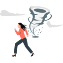 پیش‌نمایش فایل girl-running-to-escape-tornado-11933452 از پک آب و هوا