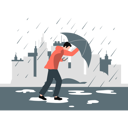 پیش‌نمایش فایل man-continues-to-face-heavy-rain-11933467 از پک آب و هوا