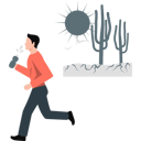 پیش‌نمایش فایل man-drinking-water-while-running-away-from-intense-heat-11933471 از پک آب و هوا