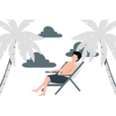پیش‌نمایش فایل man-enjoying-beach-11933461 از پک آب و هوا