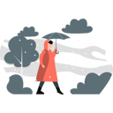 پیش‌نمایش فایل man-holding-umbrella-walking-through-the-forest-during-rain-11933462 از پک آب و هوا