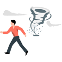 پیش‌نمایش فایل man-running-to-escape-tornado-11933527 از پک آب و هوا