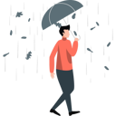 پیش‌نمایش فایل man-walking-with-umbrella-in-rainy-weather-11933521 از پک آب و هوا