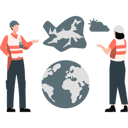 پیش‌نمایش فایل rescue-employees-consulting-on-disaster-prevention-11933492 از پک آب و هوا