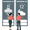 پیش‌نمایش فایل weather-forecasters-comparing-their-forecasts-11933487 از پک آب و هوا