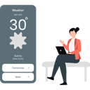 پیش‌نمایش فایل woman-checking-weather-temperature-on-phone-11933476 از پک آب و هوا