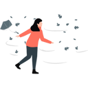 پیش‌نمایش فایل woman-throws-her-umbrella-and-enjoys-autumn-breeze-11933488 از پک آب و هوا