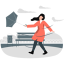 پیش‌نمایش فایل woman-umbrella-blowing-in-strong-wind-11933451 از پک آب و هوا