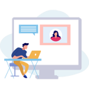 پیش‌نمایش فایل boy-seeing-girls-message-on-laptop-11885496 از پک ارتباطات