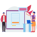 پیش‌نمایش فایل girl-presenting-idea-to-manager-11885501 از پک ارتباطات