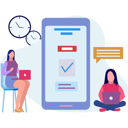 پیش‌نمایش فایل girls-working-on-same-project-11885495 از پک ارتباطات
