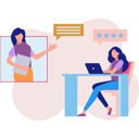 پیش‌نمایش فایل lady-taking-online-interview-student-on-laptop-11885499 از پک ارتباطات