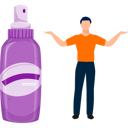 پیش‌نمایش فایل boy-introduces-deodorant-spray-11881776 از پک اسپری و افشانه