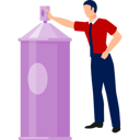 پیش‌نمایش فایل boy-spraying-water-11881770 از پک اسپری و افشانه