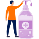 پیش‌نمایش فایل boy-taking-drop-of-sanitizer-11881760 از پک اسپری و افشانه
