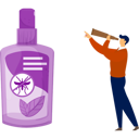پیش‌نمایش فایل boy-using-telescope-to-see-virus-free-spray-11881772 از پک اسپری و افشانه
