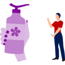 پیش‌نمایش فایل girl-hand-holding-fragrance-spray-bottle-11881773 از پک اسپری و افشانه