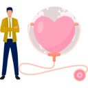 پیش‌نمایش فایل boy-standing-with-treating-heart-11860710 از پک روز جهانی فشار خون