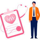 پیش‌نمایش فایل doctor-showing-healthy-heart-report-results-11860749 از پک روز جهانی فشار خون
