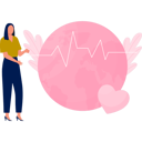 پیش‌نمایش فایل girl-giving-explanation-about-heart-care-11860734 از پک روز جهانی فشار خون