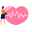 پیش‌نمایش فایل girl-staring-at-normal-heart-pulses-11860742 از پک روز جهانی فشار خون