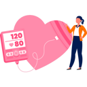 پیش‌نمایش فایل girl-talking-about-normal-blood-pressure-11860737 از پک روز جهانی فشار خون