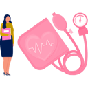 پیش‌نمایش فایل girl-with-blood-pressure-check-machine-11860705 از پک روز جهانی فشار خون