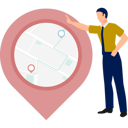 پیش‌نمایش فایل boy-holding-navigation-pointer-11881688 از پک برنامه مسیریابی