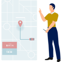 پیش‌نمایش فایل boy-presenting-location-distance-11881691 از پک برنامه مسیریابی