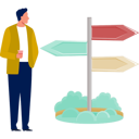 پیش‌نمایش فایل boy-seeing-direction-boards-11881712 از پک برنامه مسیریابی