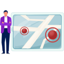 پیش‌نمایش فایل boy-showing-air-navigations-for-flights-11881715 از پک برنامه مسیریابی