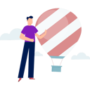 پیش‌نمایش فایل boy-standing-with-air-balloon-11881674 از پک برنامه مسیریابی