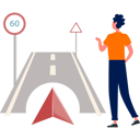 پیش‌نمایش فایل bridge-road-with-speed-written-on-it-11881729 از پک برنامه مسیریابی