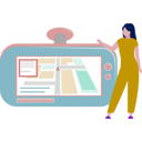 پیش‌نمایش فایل girl-describing-map-on-mobile-11881714 از پک برنامه مسیریابی