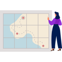 پیش‌نمایش فایل girl-finding-astrological-location-11881742 از پک برنامه مسیریابی