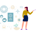 پیش‌نمایش فایل girl-presenting-navigation-system-11881681 از پک برنامه مسیریابی