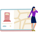 پیش‌نمایش فایل girl-tracking-her-email-online-11881699 از پک برنامه مسیریابی