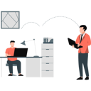 پیش‌نمایش فایل businessman-checking-others-work-11887568 از پک ارتباطات کسب‌وکار